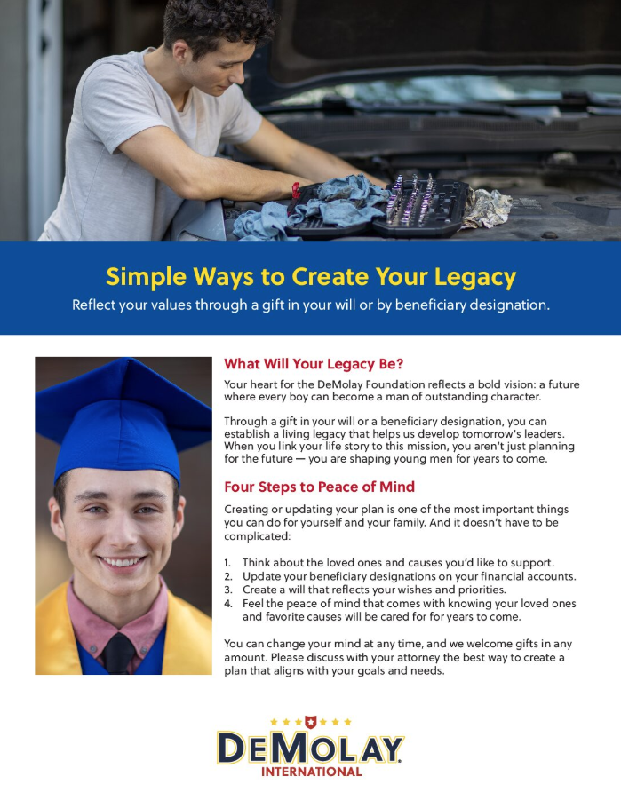 Support The Future of My Favorite Charity brochure cover